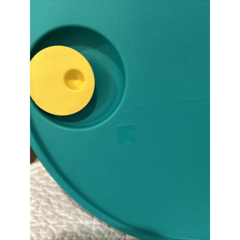 Tupperware Divided Meal Keeper Crystal Wave‎ Microwave Vent Blue Green 3284C-2